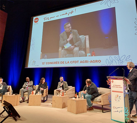 UGT FICA asiste en Lille al 13º Congreso del sindicato francés CFDT AGRI AGRO